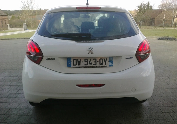 Peugeot 208 cena 22900 przebieg: 148000, rok produkcji 2015 z Góra małe 46